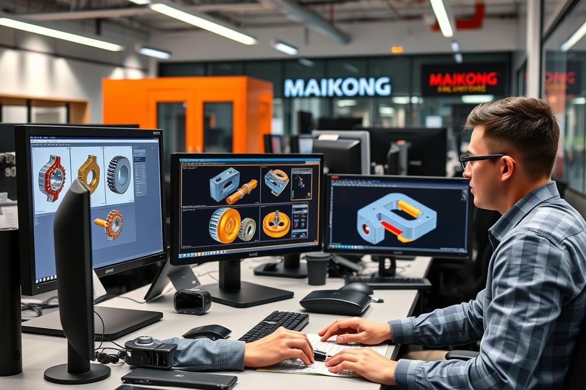 MAIKONG engineers working on CAD/CAM design for forge tooling MAIKONG engineers working on CAD/CAM design for forge tooling