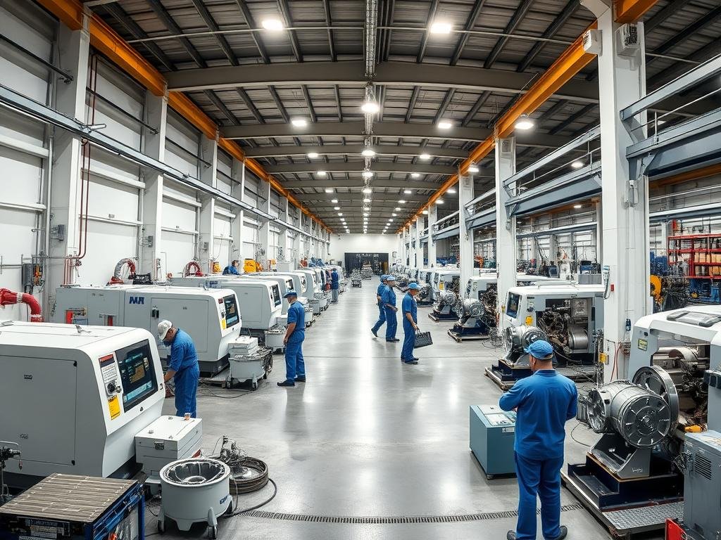 MAIKONG manufacturing facility for machined forged aluminum center wheels