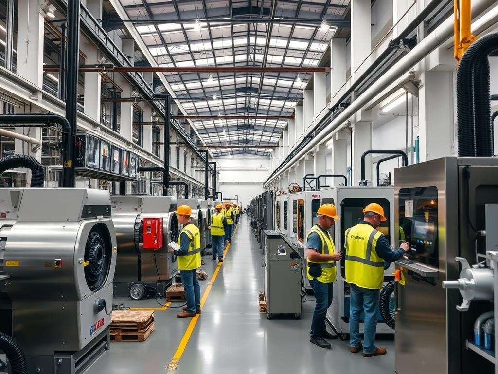 MAIKONG manufacturing facility producing cold forged type-ii anodized machined aluminum components MAIKONG manufacturing facility producing cold forged type-ii anodized machined aluminum components