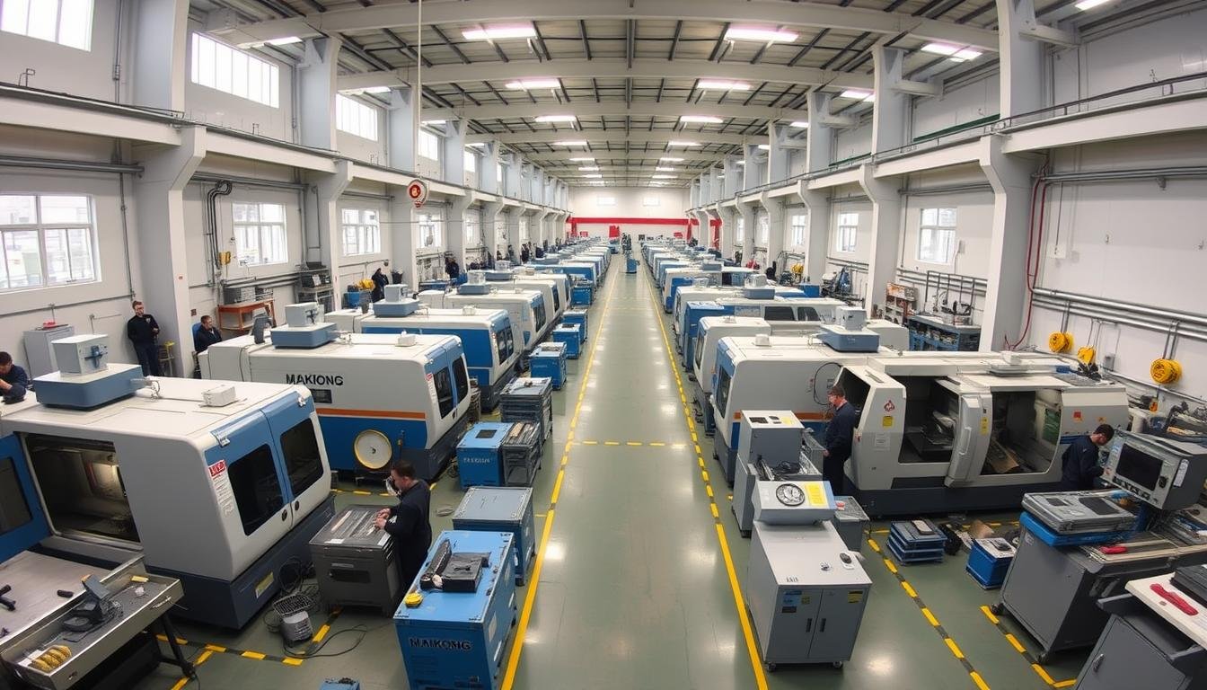 MAIKONG manufacturing facility showing efficient production layout