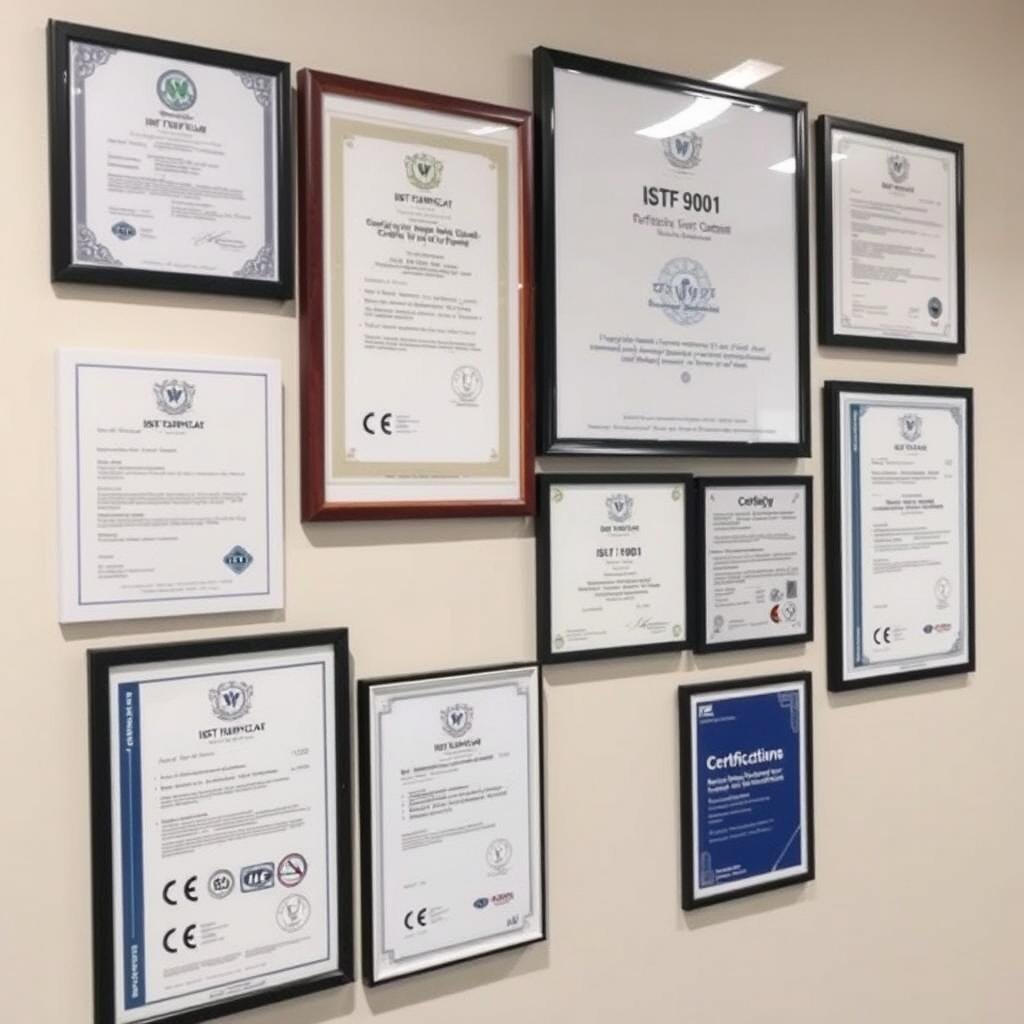 MAIKONG quality certification documents