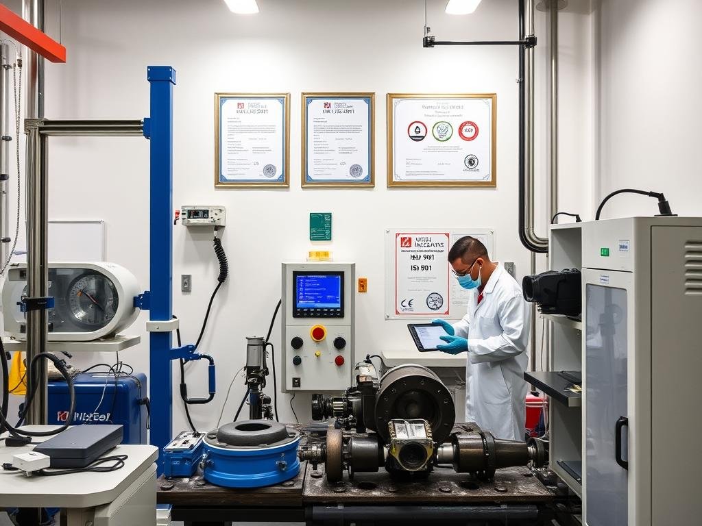 MAIKONG quality certifications and testing laboratory for steel forged components