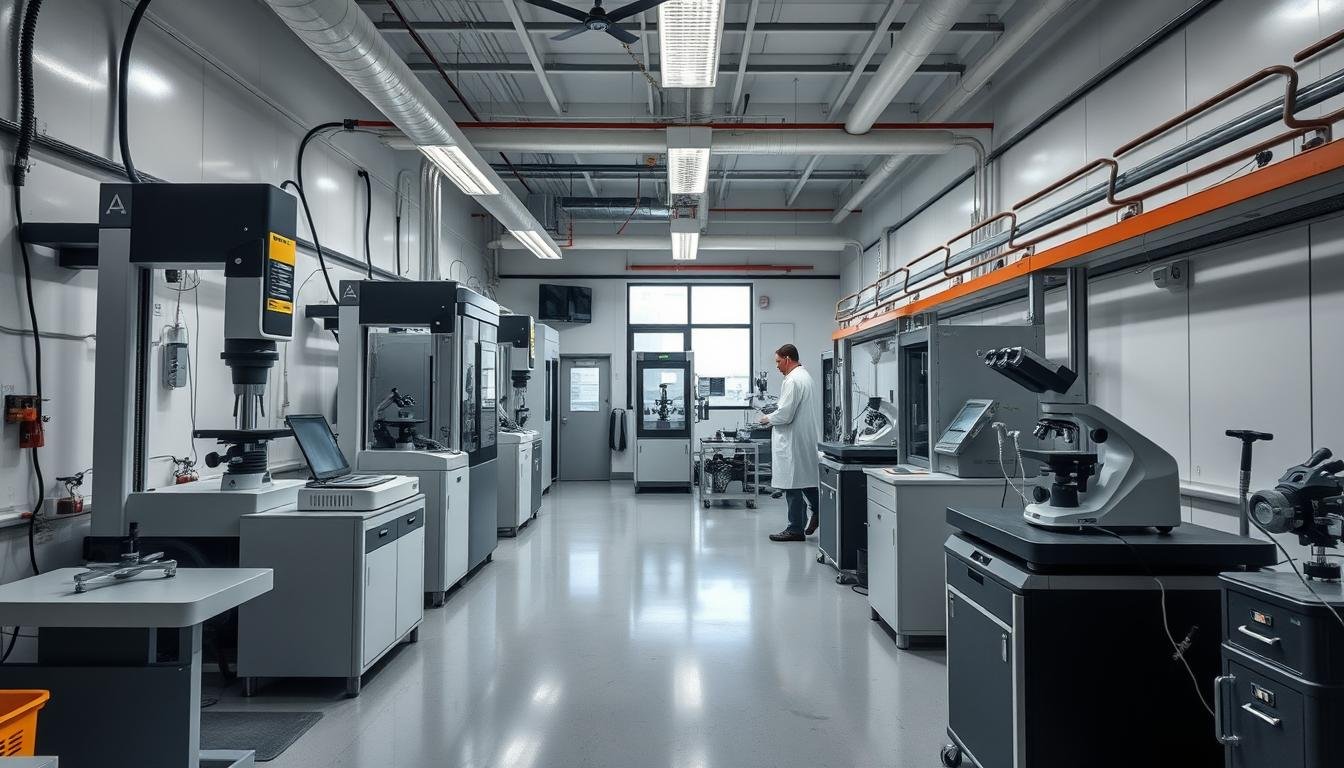 MAIKONG quality control lab for aluminum forge testing