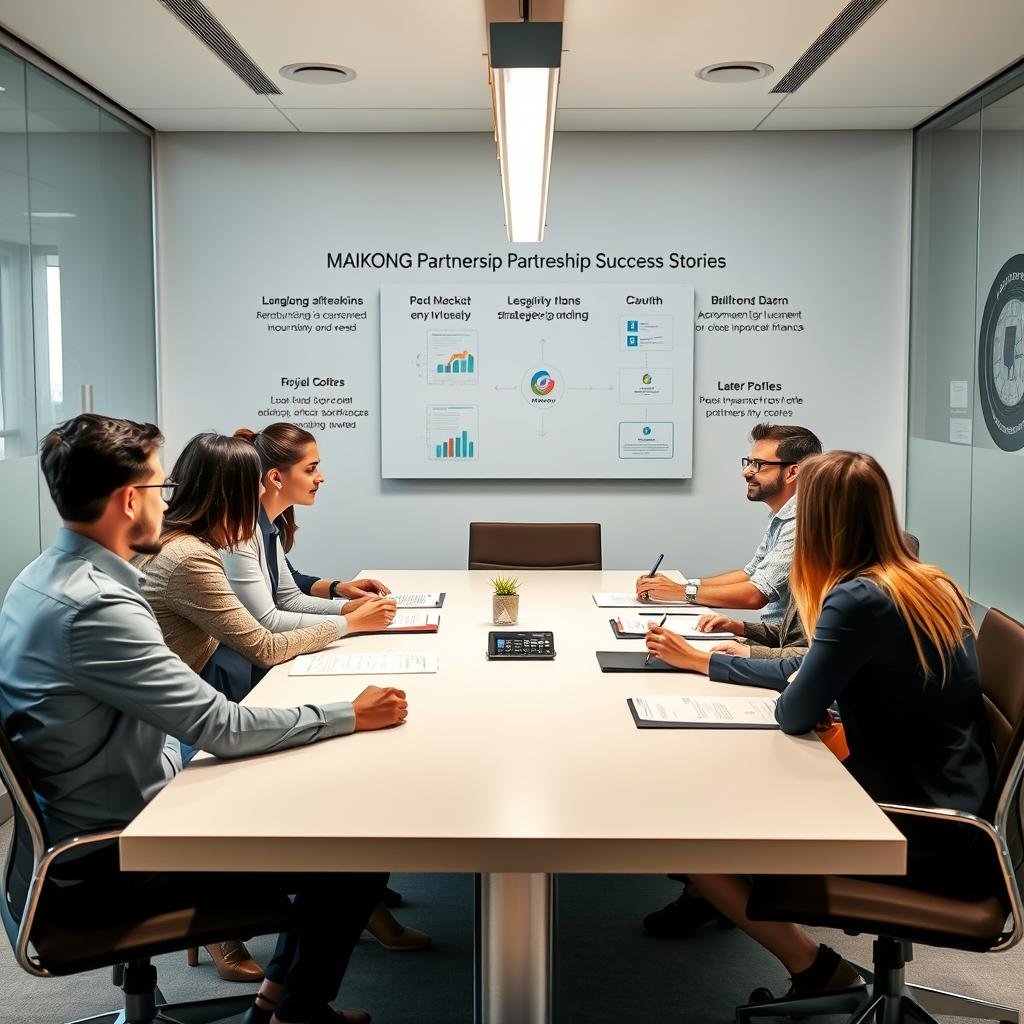 MAIKONG team meeting with clients for long-term partnership planning