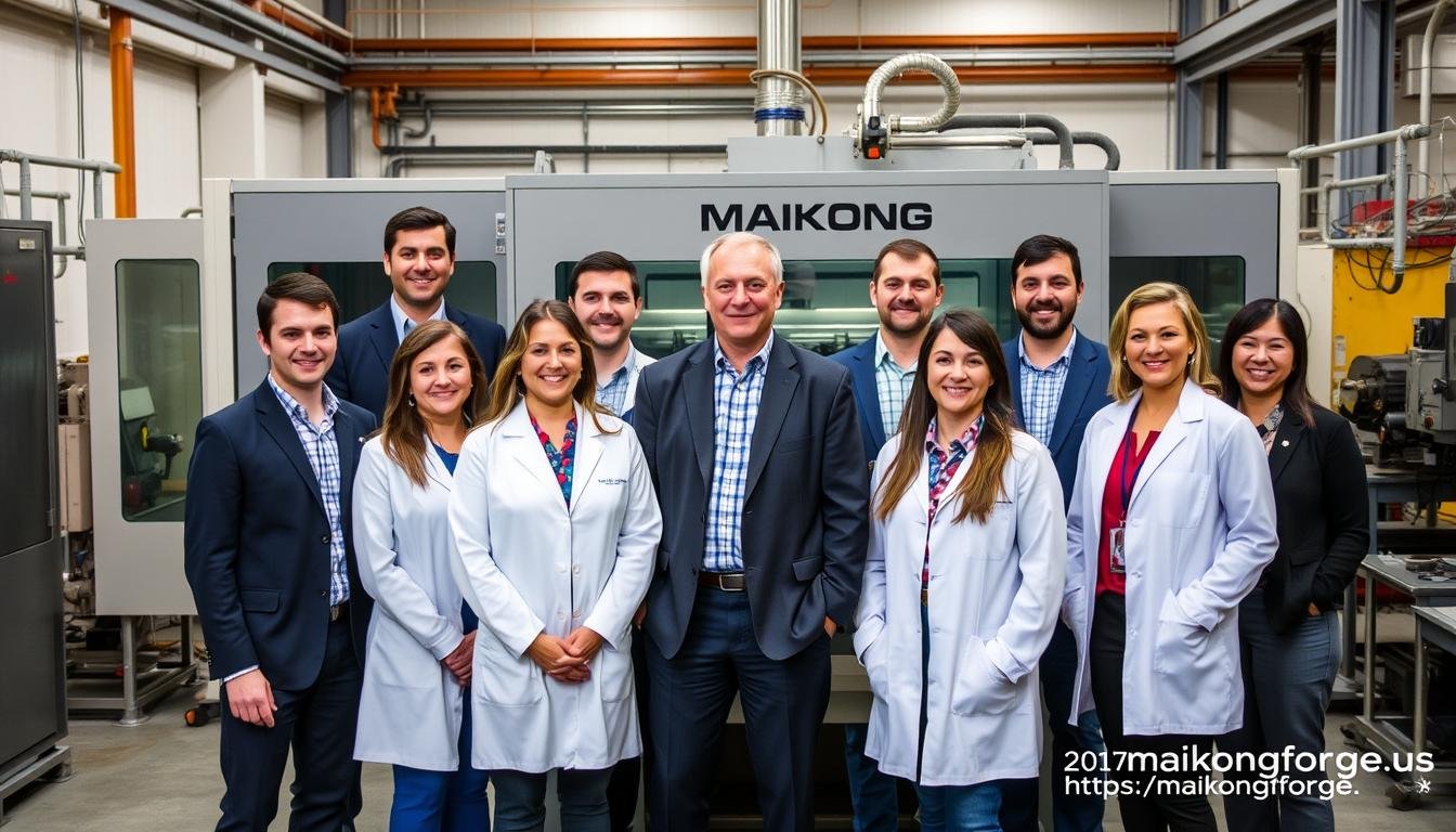 MAIKONG team of metal extrusion experts and engineers