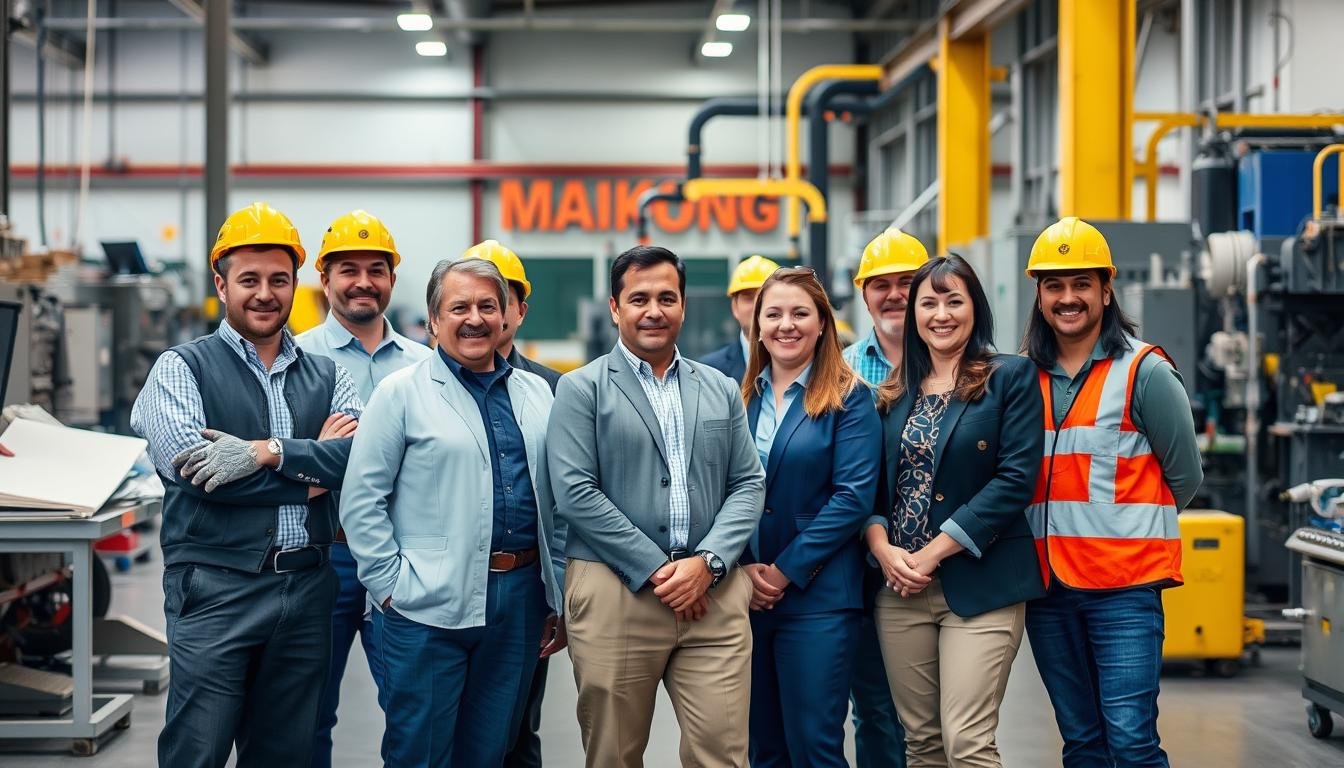 MAIKONG team of steel forging experts and engineers