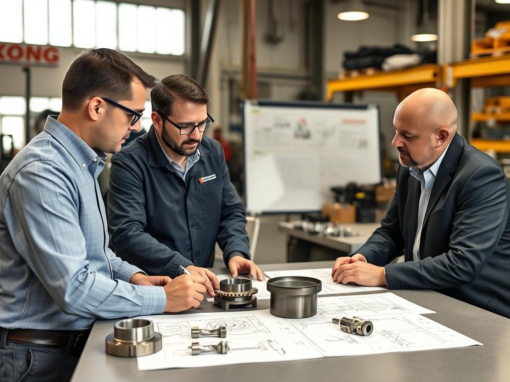 MAIKONG technical team consulting with customer