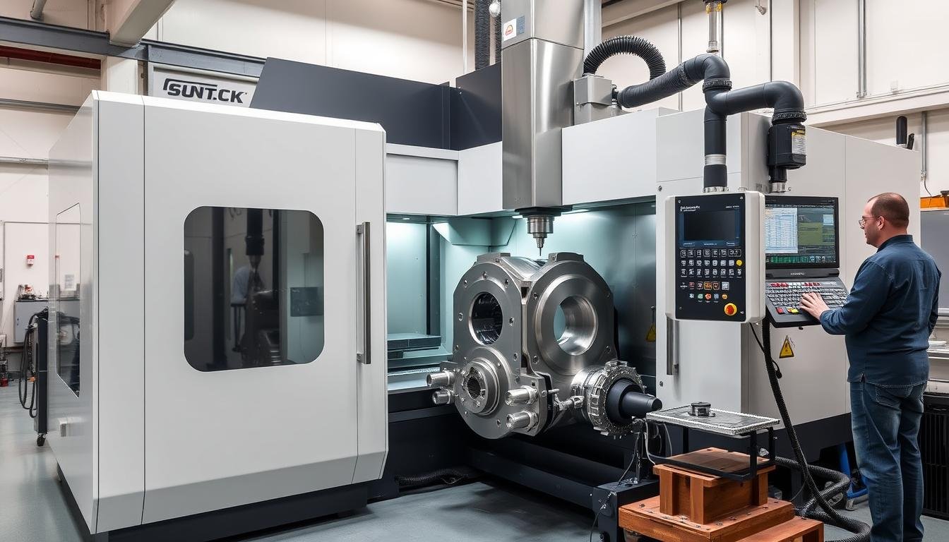 MAIKONG's CNC machining center for forging press components