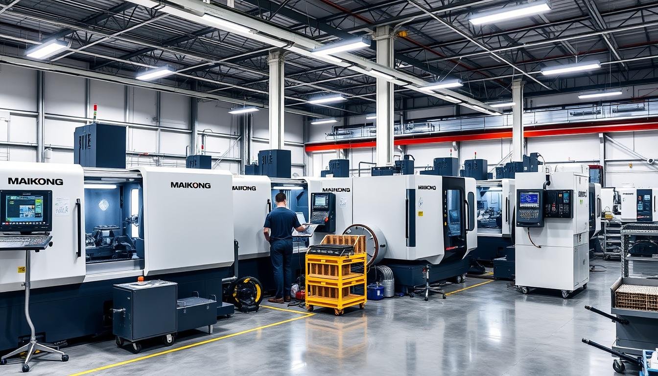 MAIKONG's CNC machining center with advanced equipment