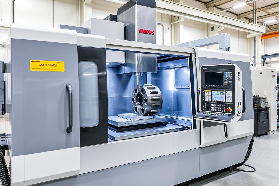MAIKONG's CNC machining center with multi-axis capabilities
