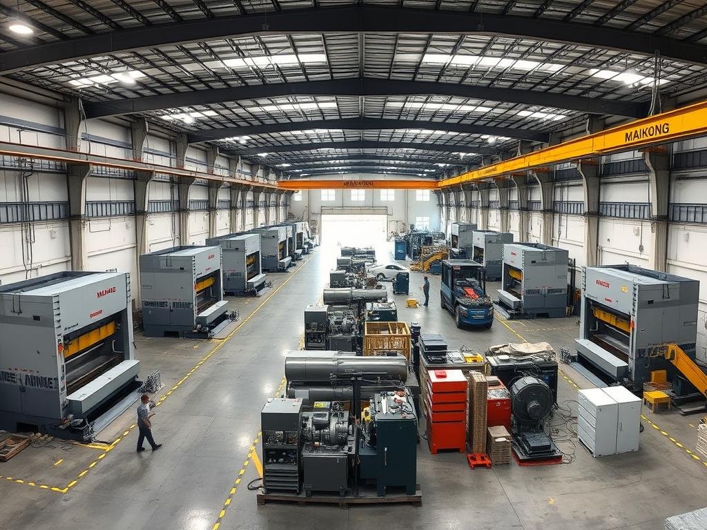 MAIKONG's advanced aluminum forging facility