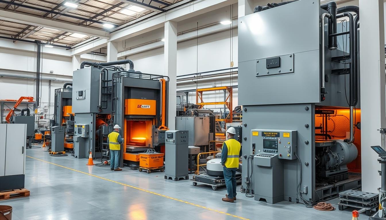 MAIKONG's advanced forging facility for 7050 aluminum forgings