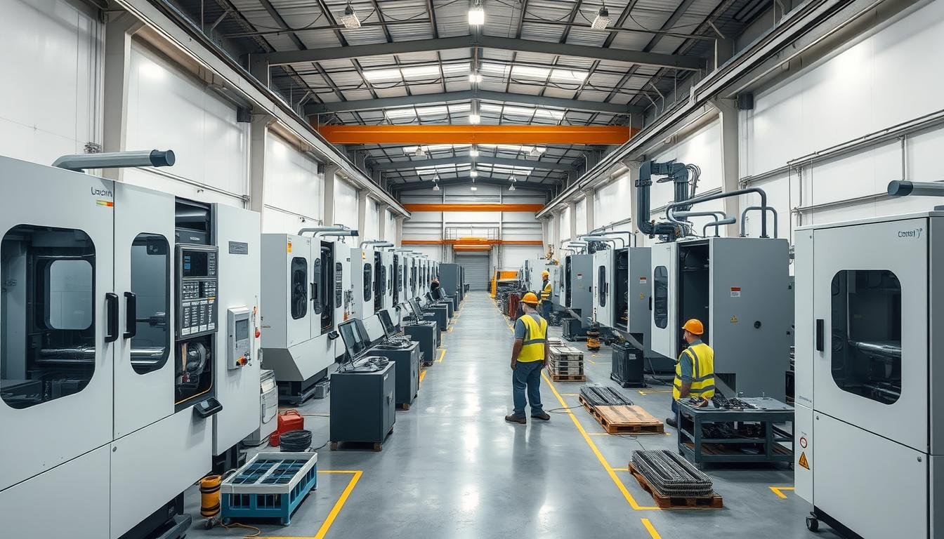 MAIKONG's advanced forging facility with CNC machines