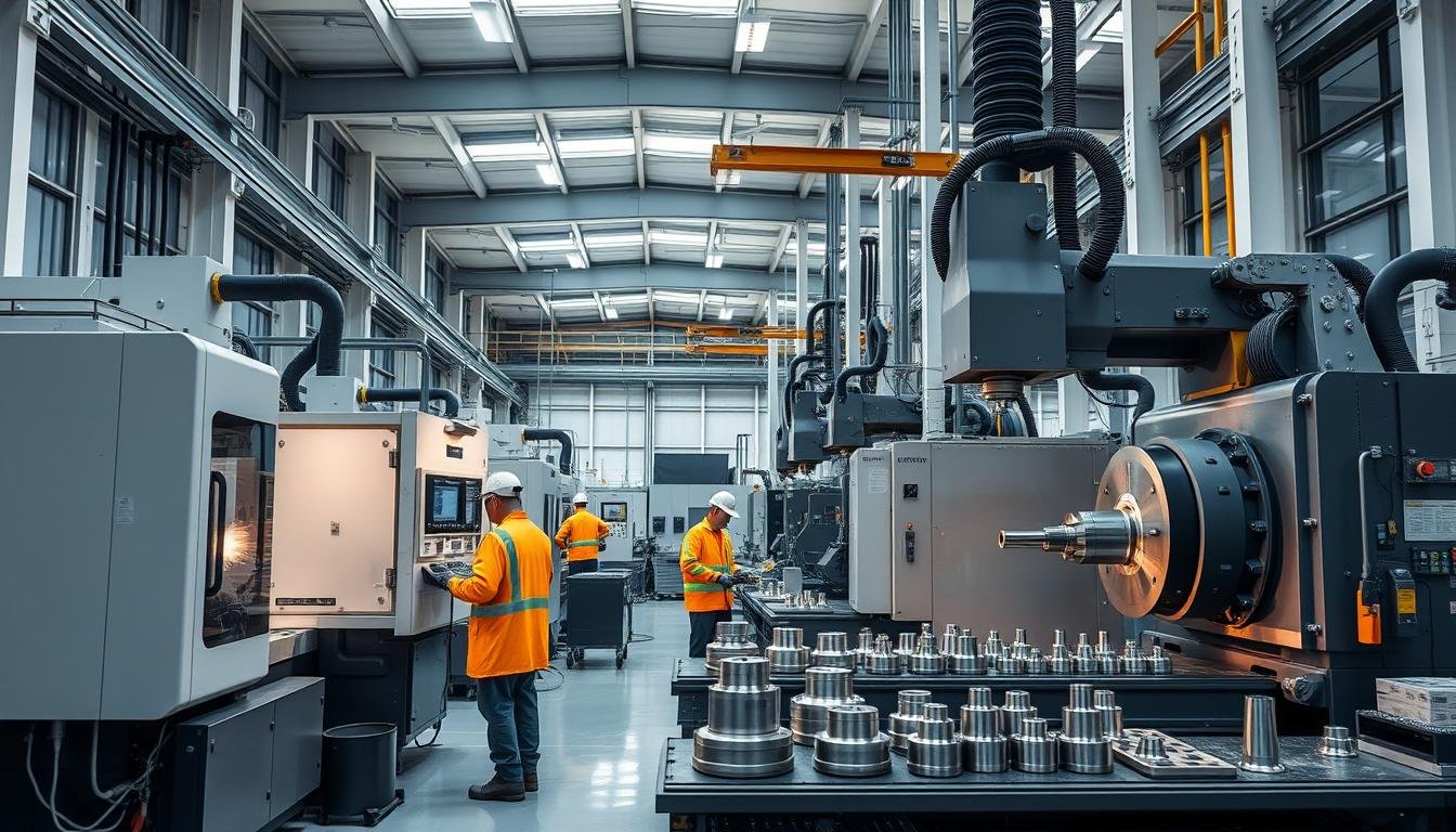 MAIKONG's advanced manufacturing facility producing aluminum forgings and extrusions tool ferrules