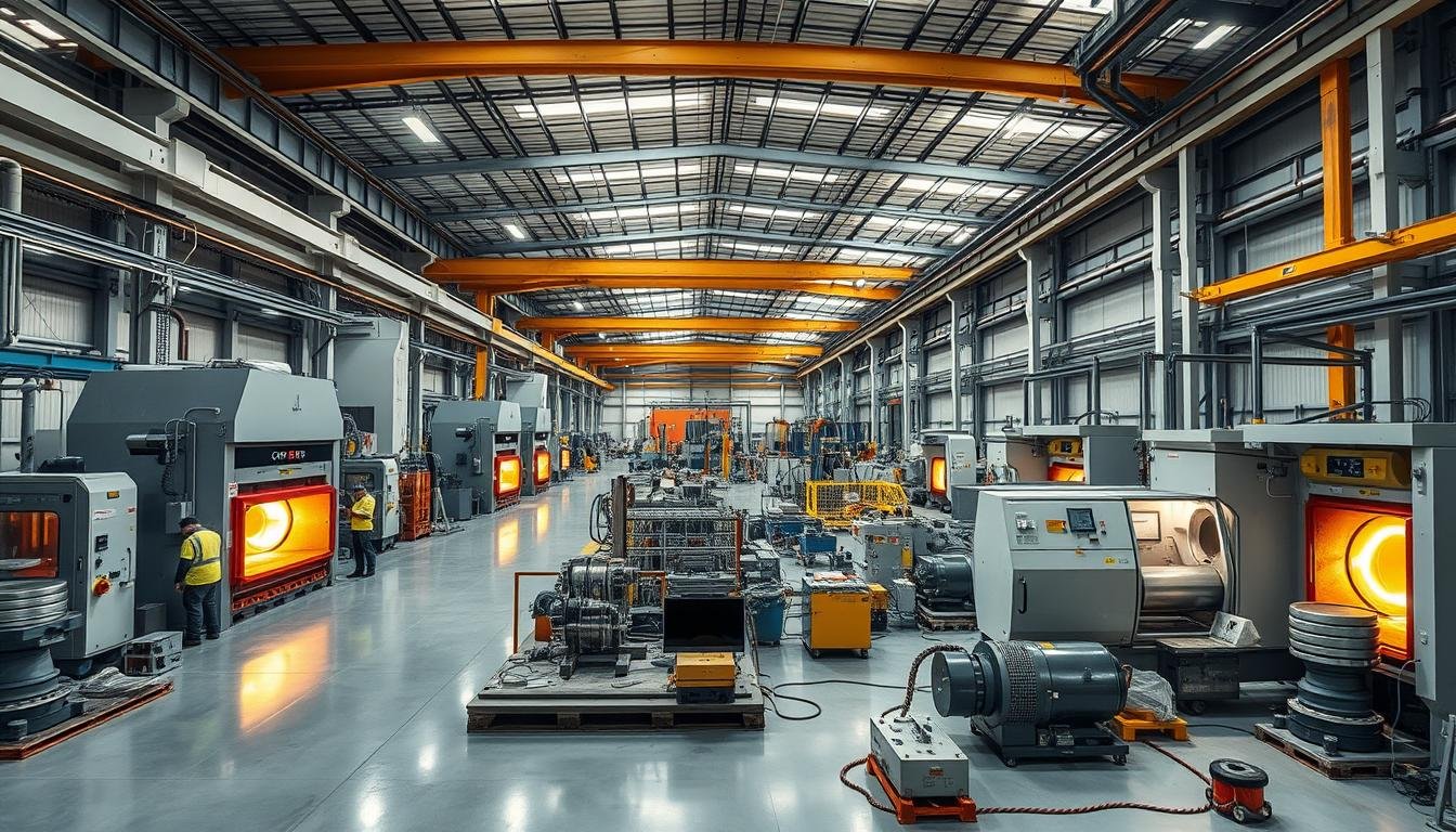 MAIKONG's advanced steel forging facility with modern equipment MAIKONG's advanced steel forging facility with modern equipment