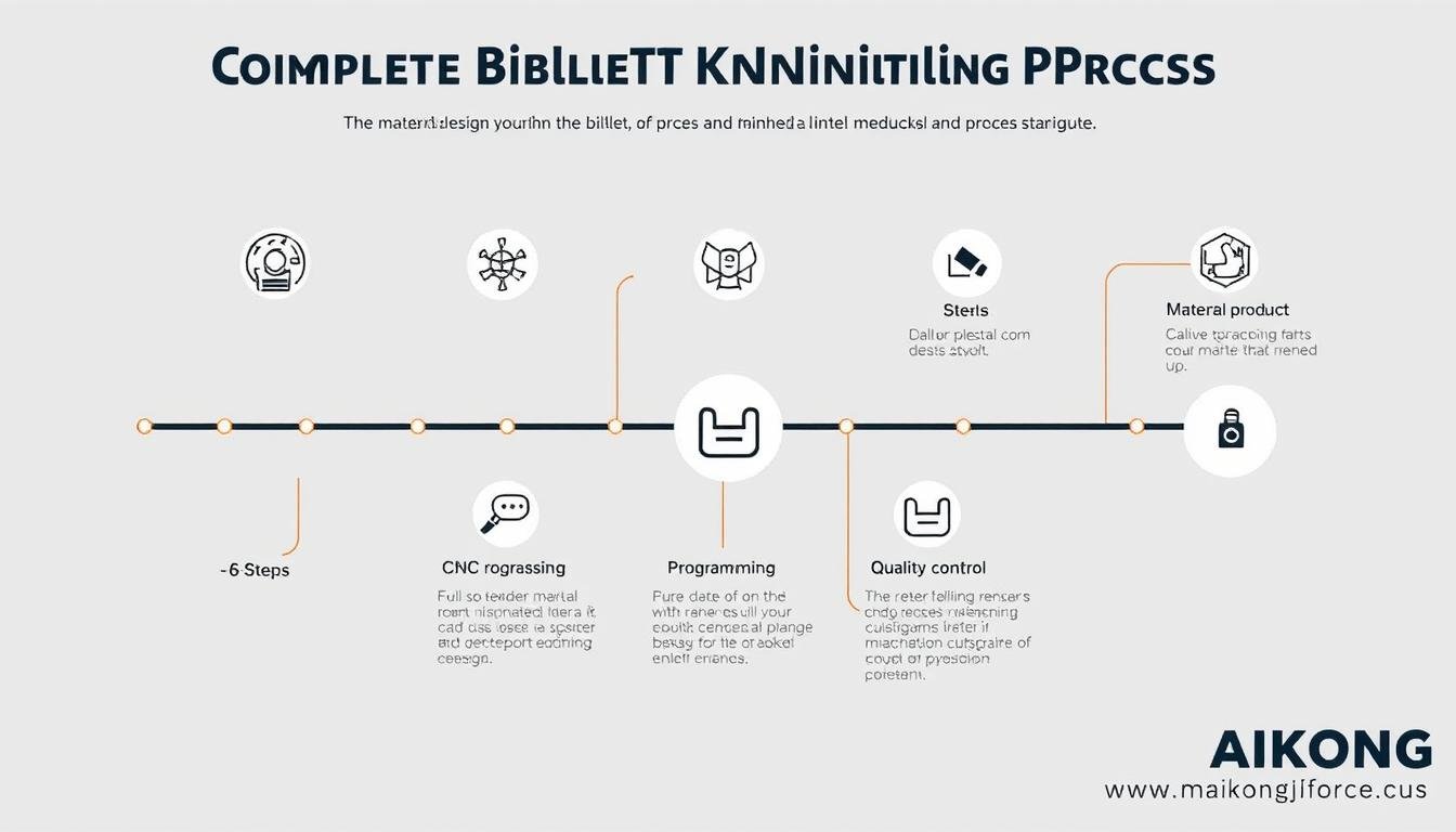MAIKONG's billet machining process workflow diagram