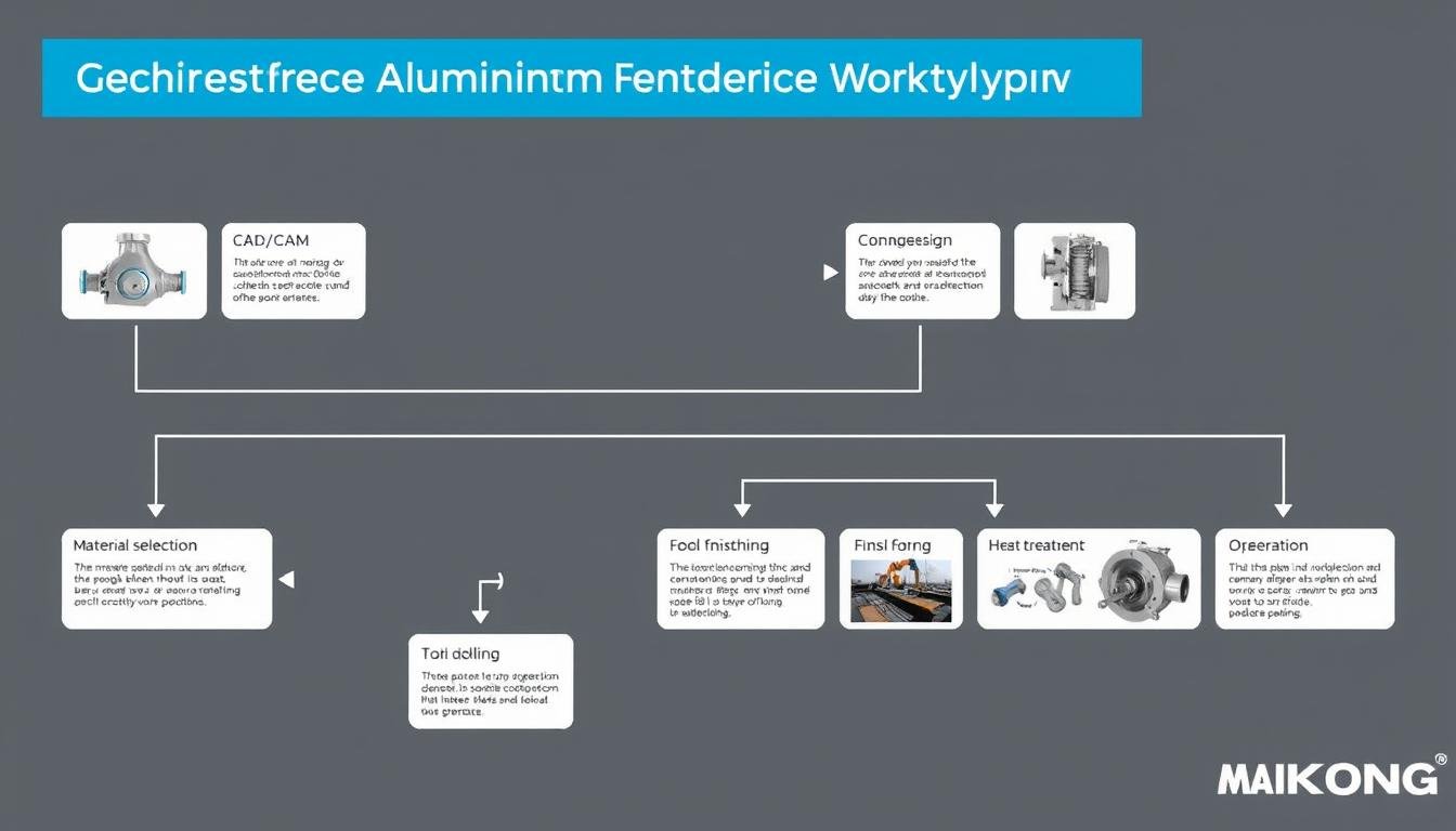 MAIKONG's comprehensive aluminum forging workflow from design to finished product MAIKONG's comprehensive aluminum forging workflow from design to finished product