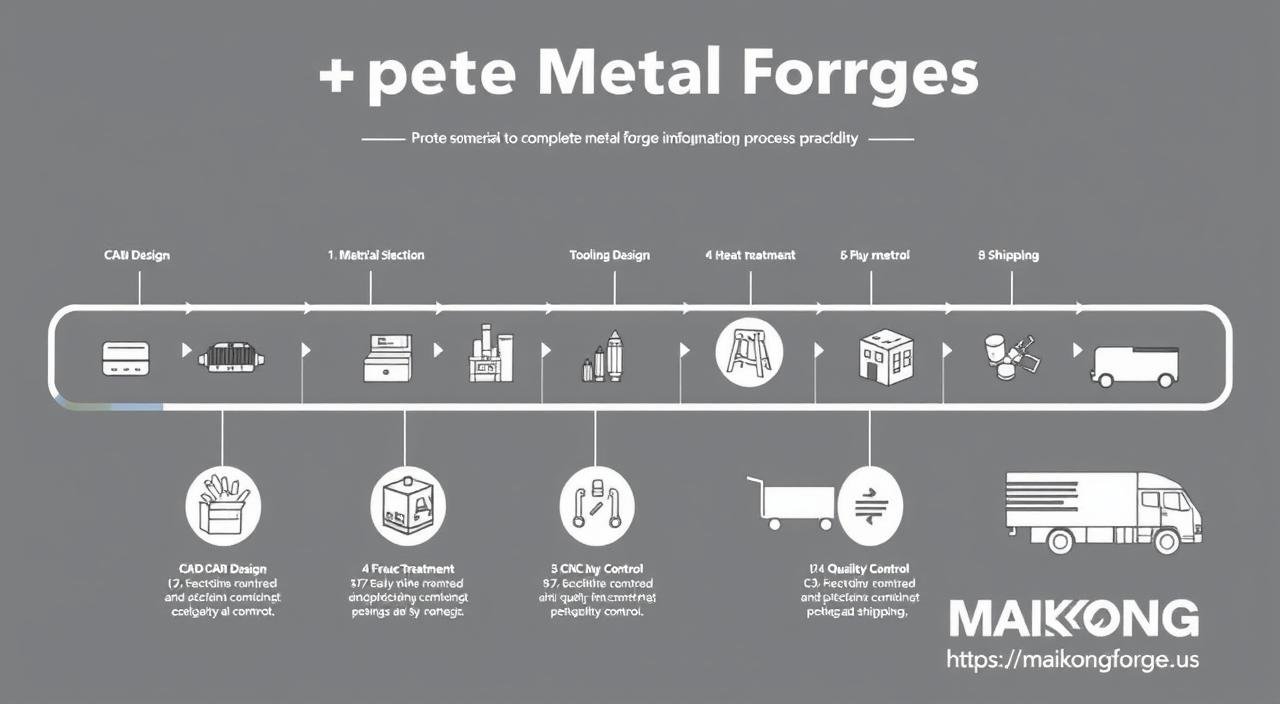 MAIKONG's comprehensive forging press manufacturing process flowchart