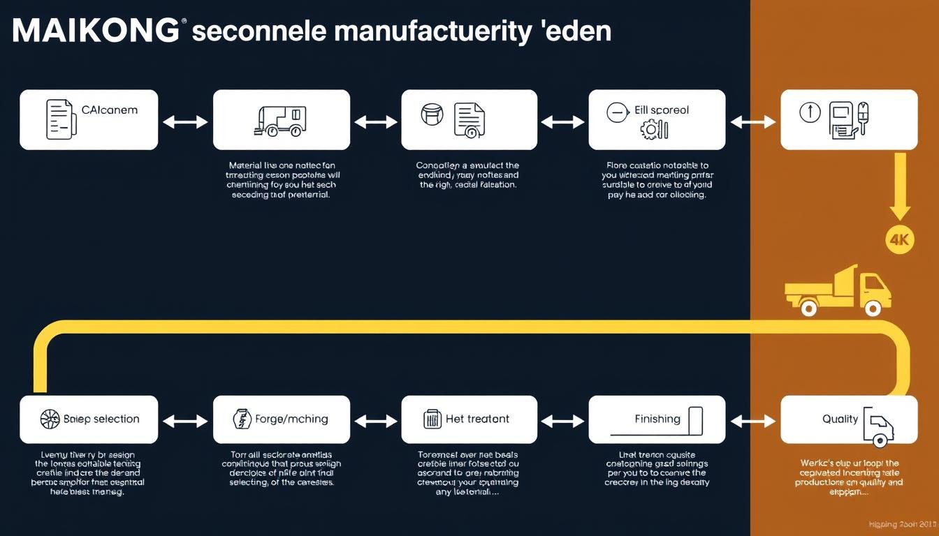 MAIKONG's end-to-end manufacturing process flow from design to delivery MAIKONG's end-to-end manufacturing process flow from design to delivery