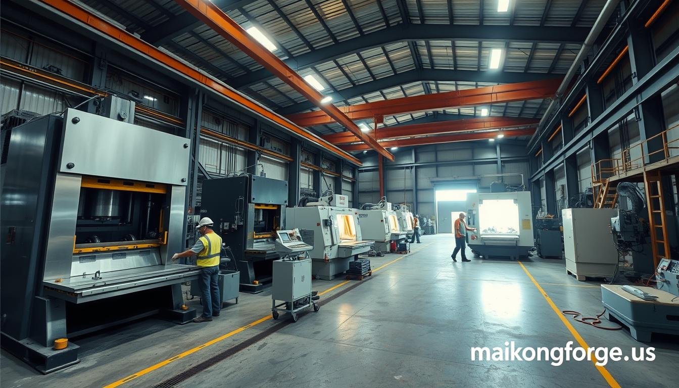 MAIKONG's forged aluminum manufacturing facility