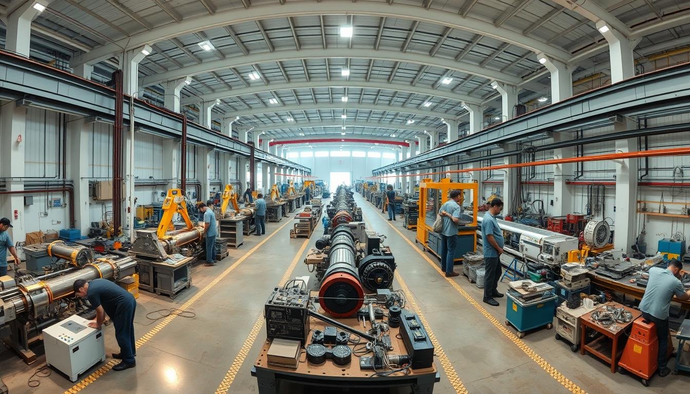 MAIKONG's integrated manufacturing facility showing multiple processing stations