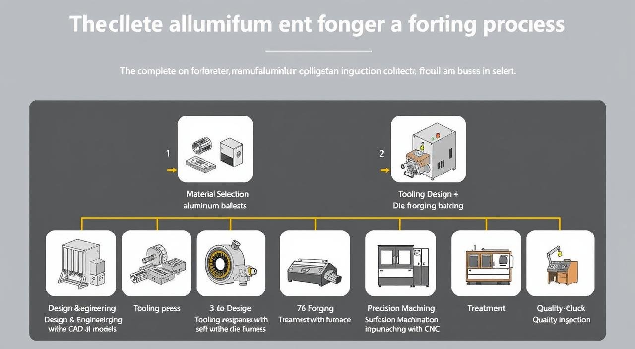 MAIKONG's integrated manufacturing process for aluminum forged components