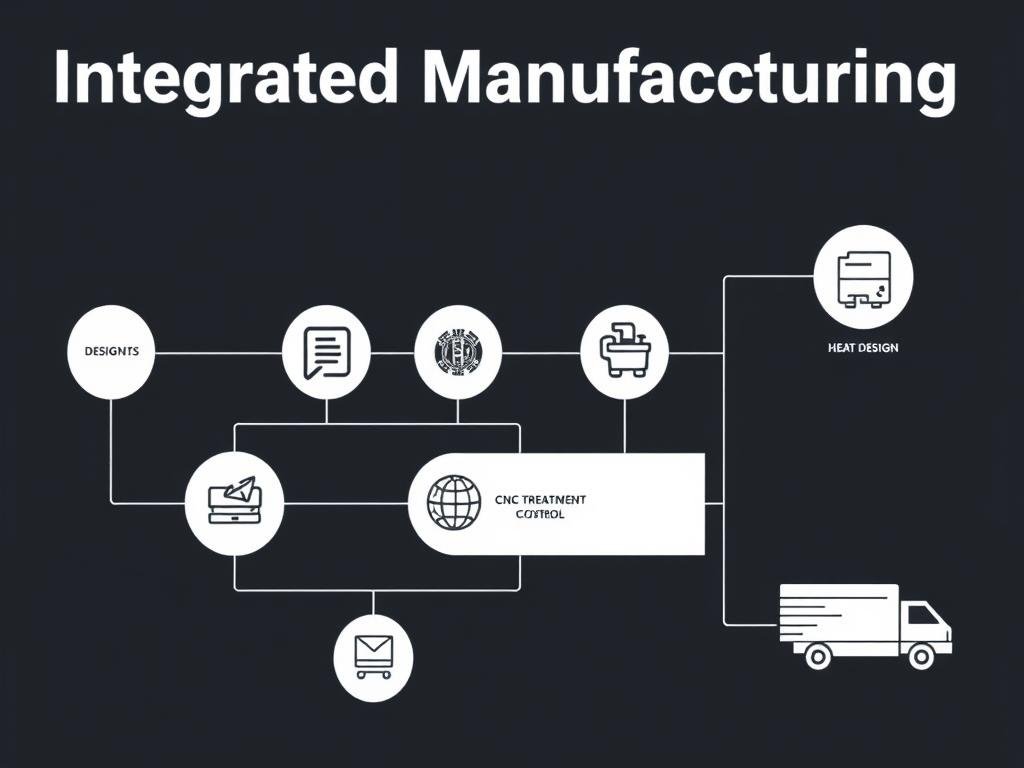 MAIKONG's integrated metal forge and CNC machining process flow