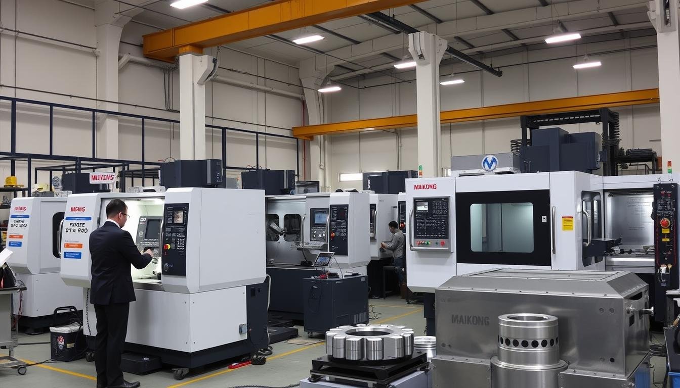 MAIKONG's manufacturing facility showing CNC machines and forge tooling production MAIKONG's manufacturing facility showing CNC machines and forge tooling production