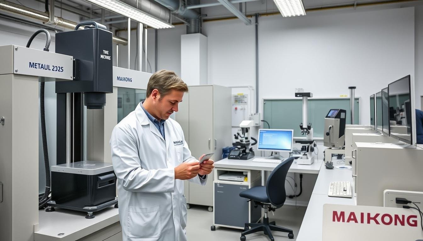 MAIKONG's material testing laboratory for aluminum forging quality assurance