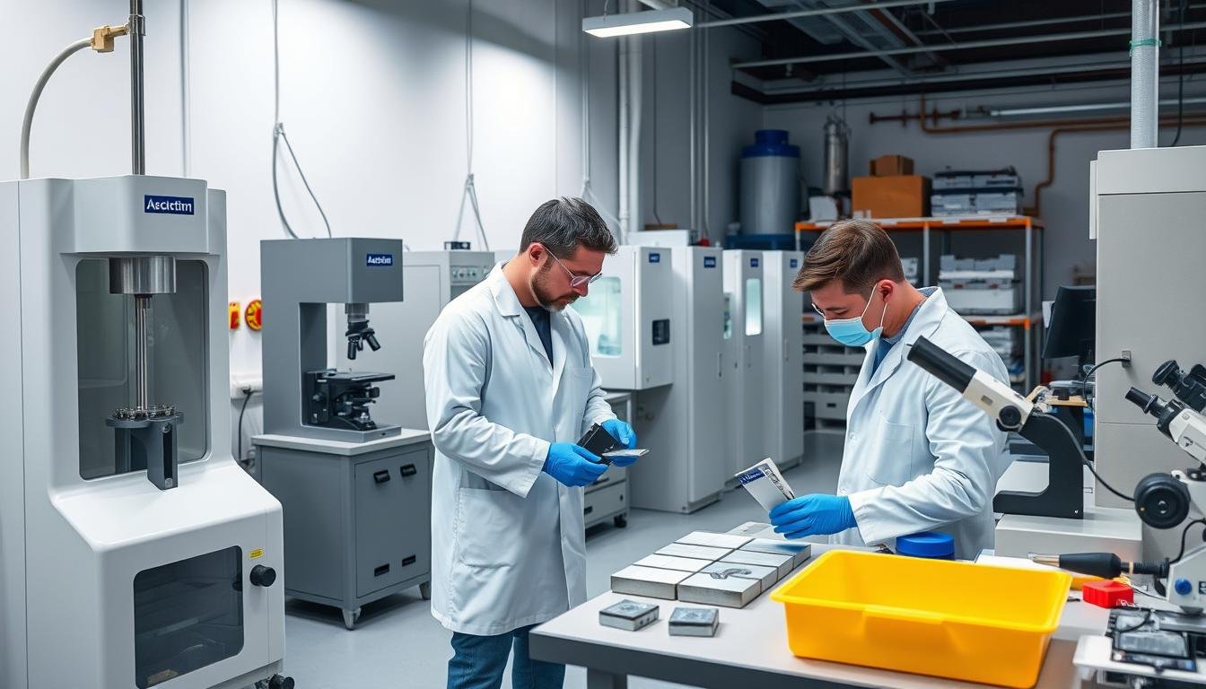 MAIKONG's materials testing laboratory for 7075 T6 aluminum