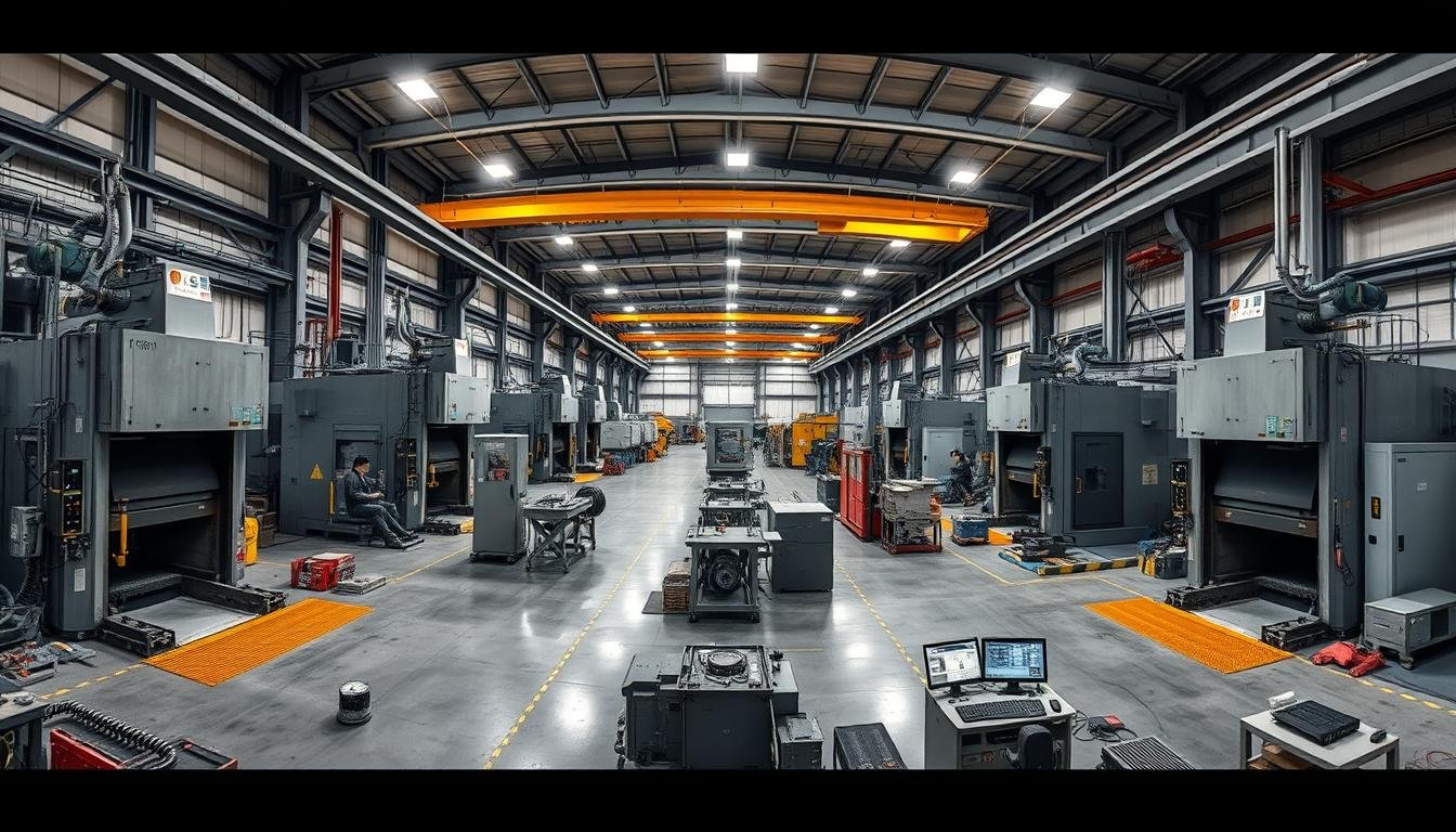 MAIKONG's metal forge facility with advanced forging equipment and quality control systems