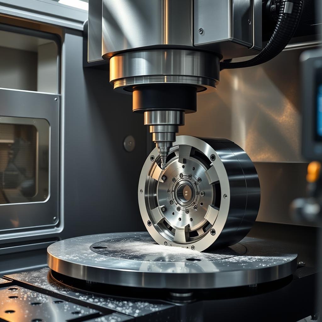 MAIKONG's multi-axis CNC milling of complex billet component MAIKONG's multi-axis CNC milling of complex billet component