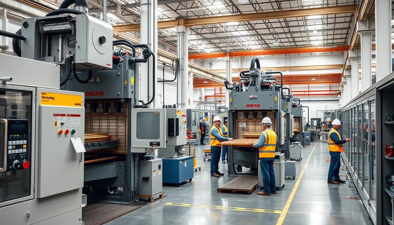 MAIKONG's state-of-the-art brass extrusion manufacturing facility