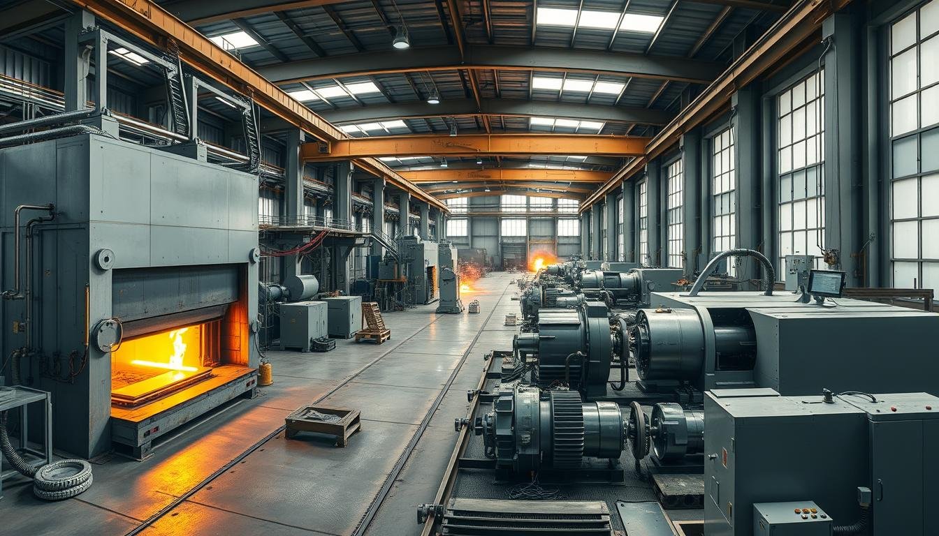 MAIKONG's steel forging facility showing advanced equipment