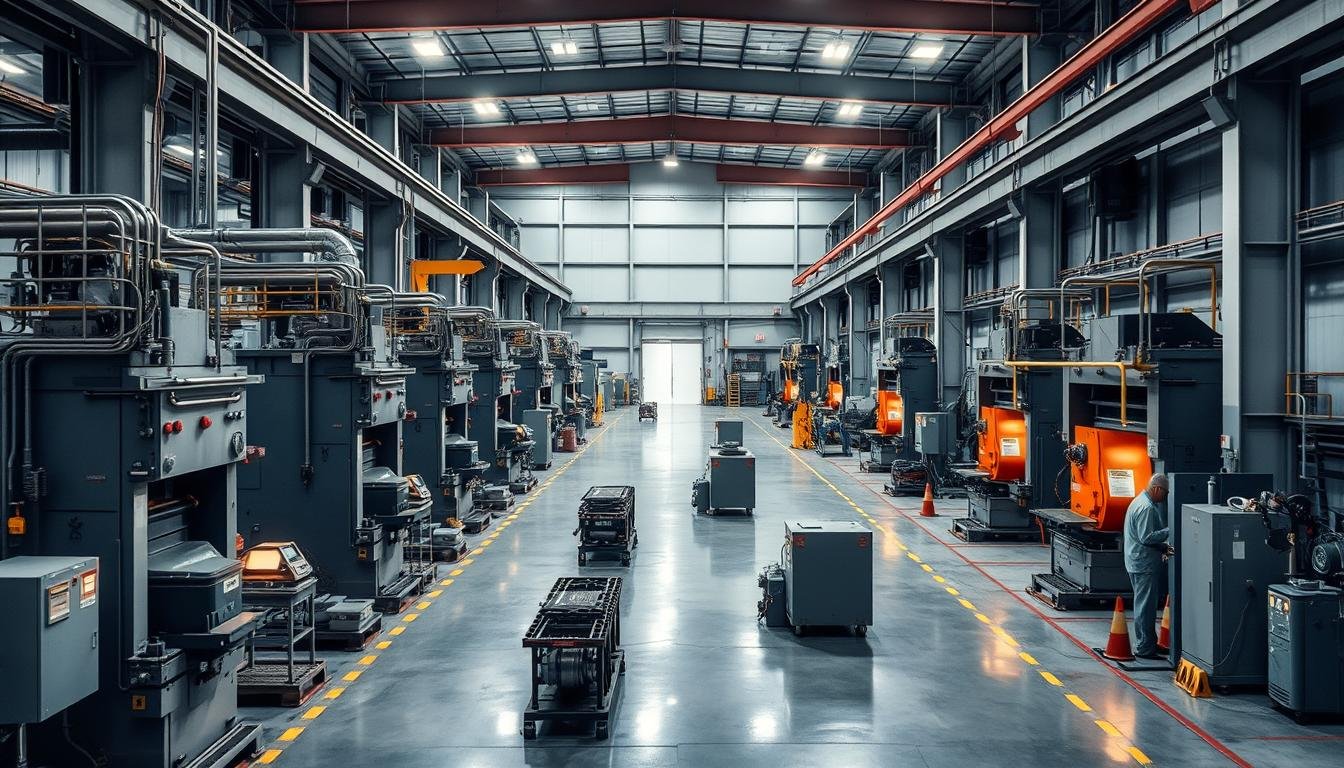 MAIKONG's steel forging facility showing modern equipment
