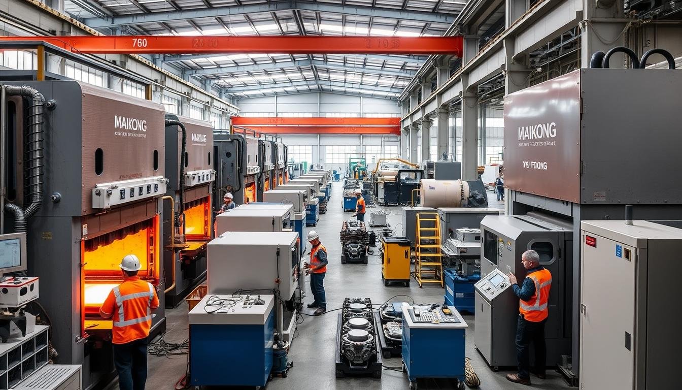 MAIKONG's steel forging facility with modern equipment