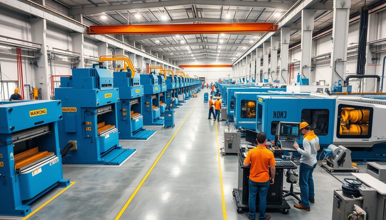 MAIKONG's steel forging facility with modern equipment