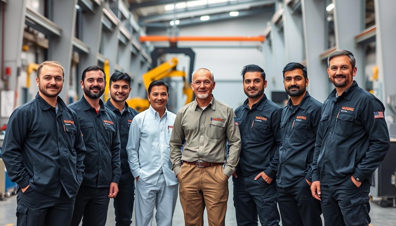 MAIKONG's team of aluminum forging experts representing the modern professionals continuing the History of Aluminum Forging