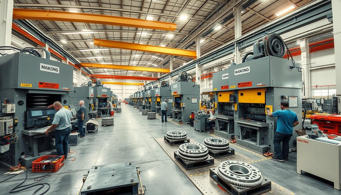 Manufacturing facility with MAIKONG forging presses in operation Manufacturing facility with MAIKONG forging presses in operation