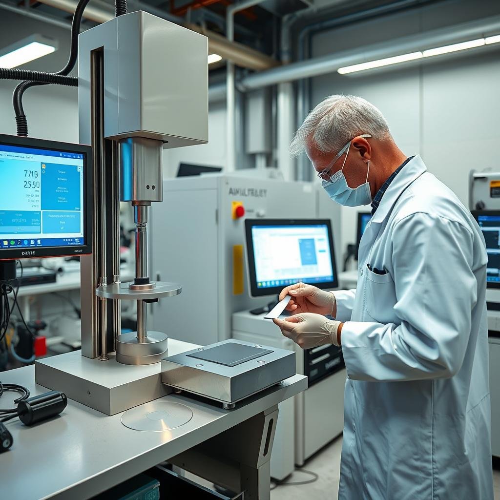 Material testing for aluminum forgings