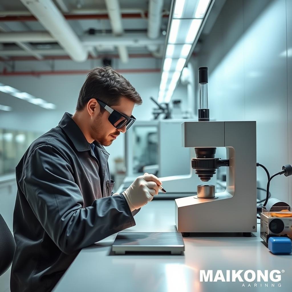 Material testing in MAIKONG laboratory