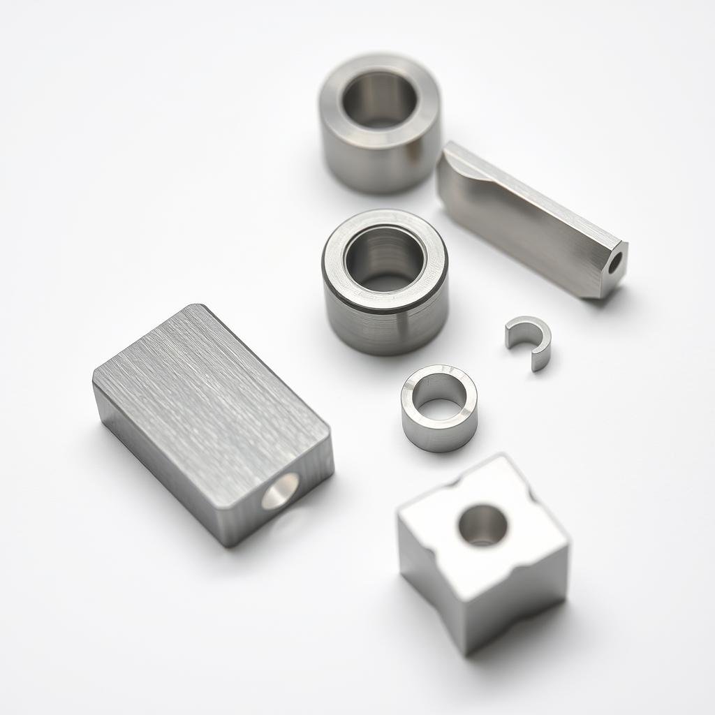 Medical device aluminum forged components showing precision and clean finish