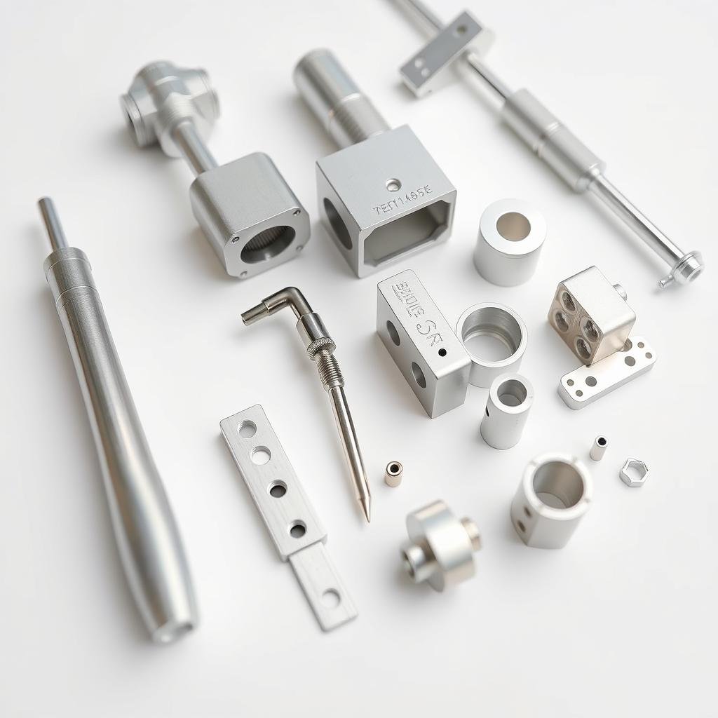 Medical device components made from cold forged type-ii anodized machined aluminum