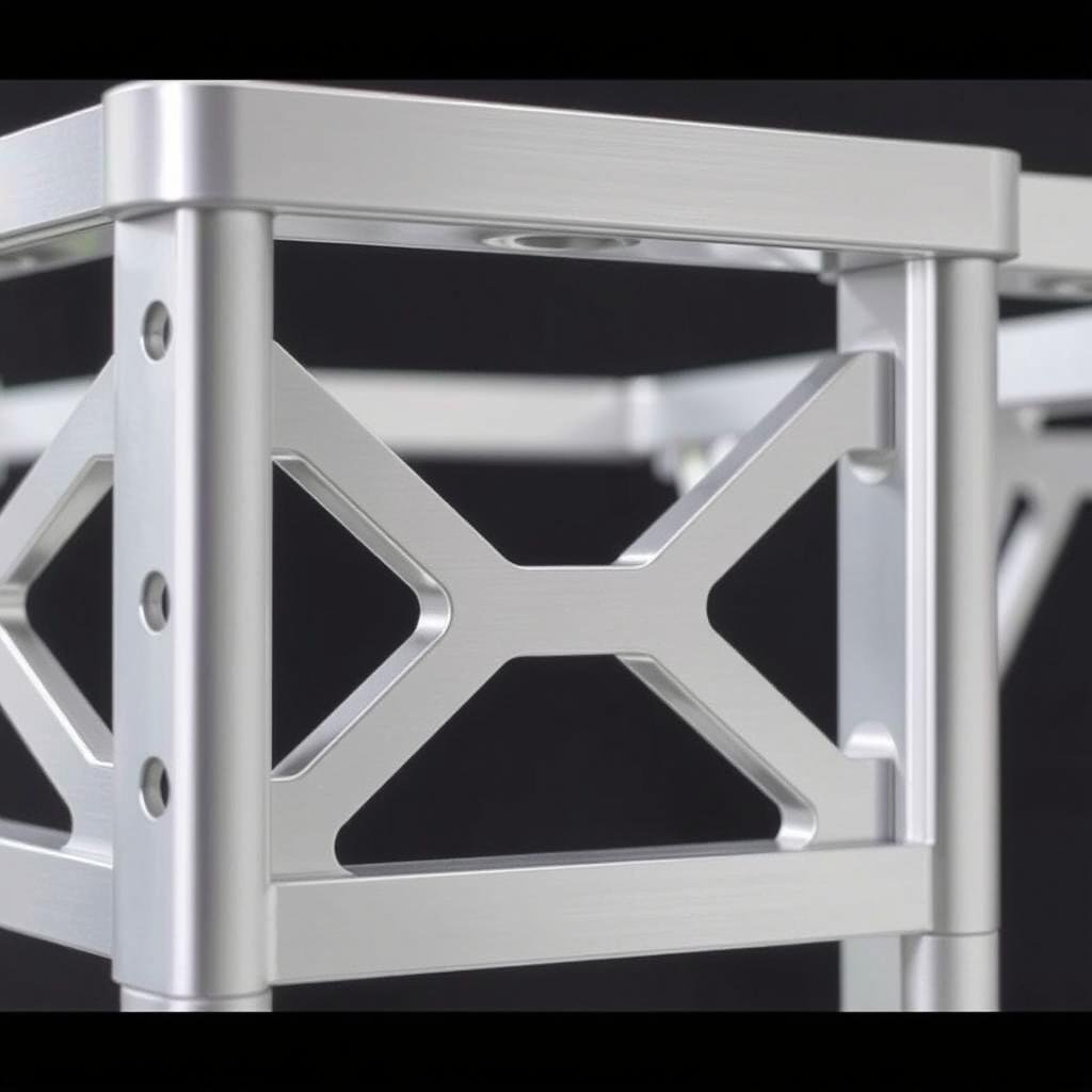 Medical equipment structural component forged from aluminum