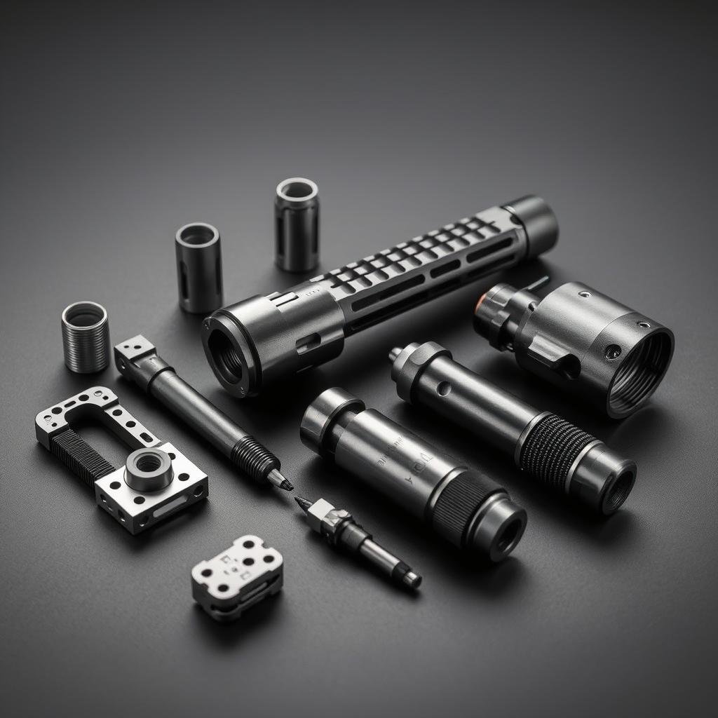 Military-grade components manufactured through precision billet machining