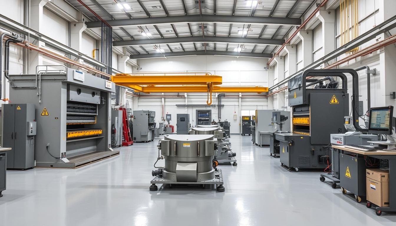 Modern aluminum forging facility with advanced equipment representing current technologies in the History of Aluminum Forging