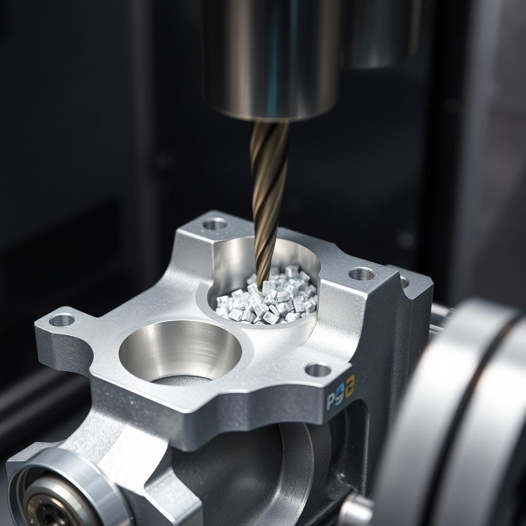 Multi-axis CNC milling of aluminum forged part