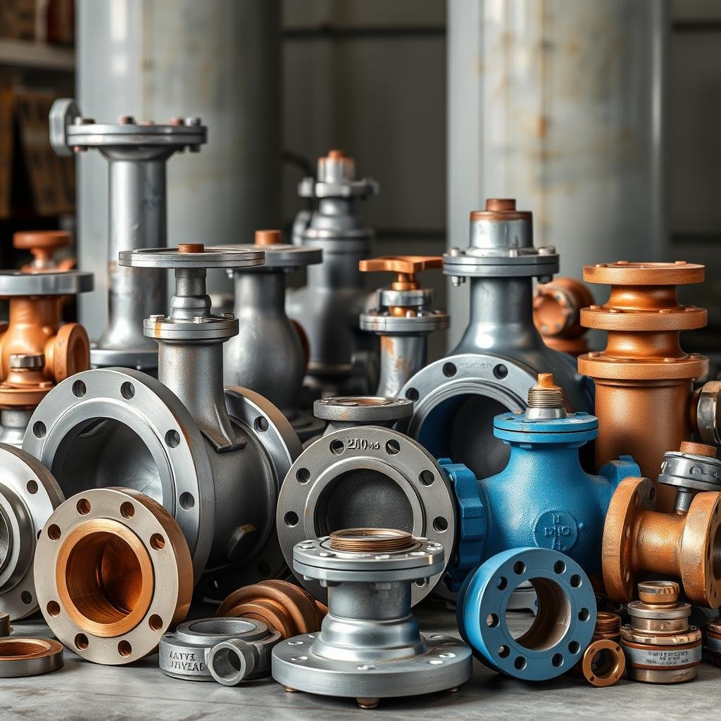 Oil and gas forged components including valve bodies and flanges
