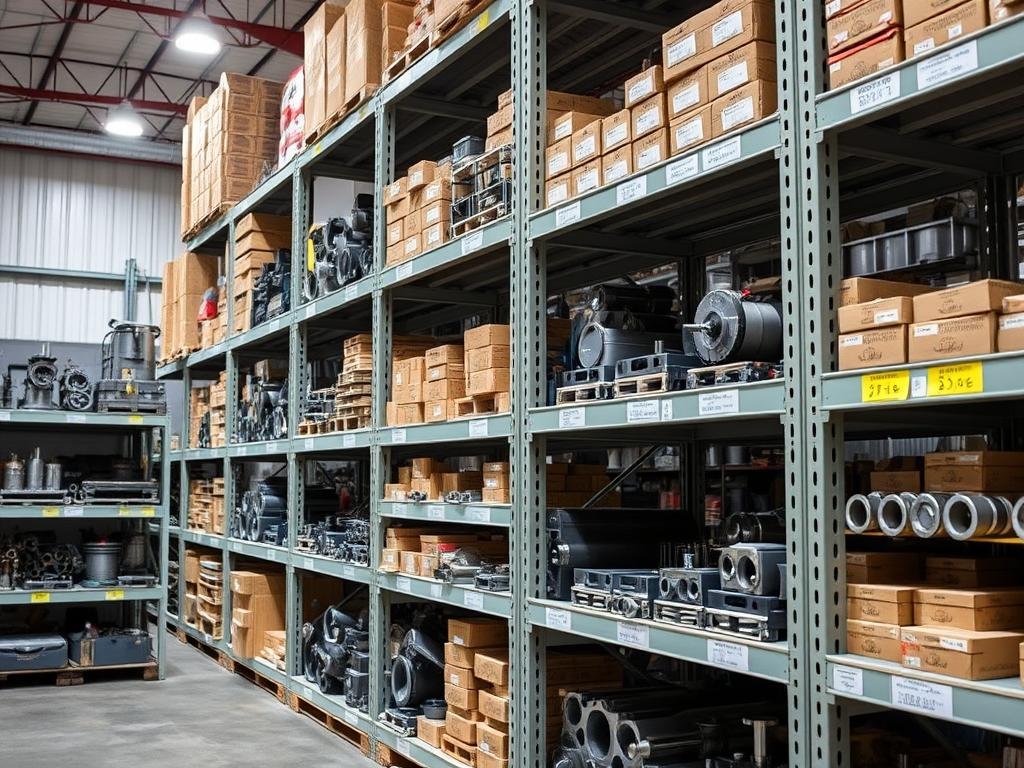 Organized inventory of forge tooling components