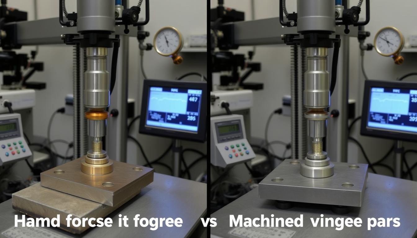 Performance testing of aluminum hand forged vs machined vintage parts under stress conditions